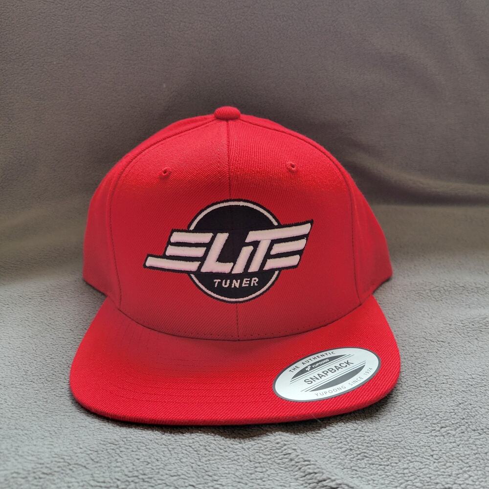 ELITE TURNER Hat Cap Red One Size Adjustable Embroidery Custom Car Show Events